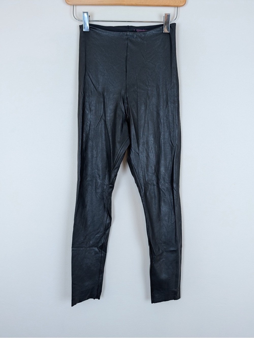 Commando Perfect Control Faux Leather Compression Leggings